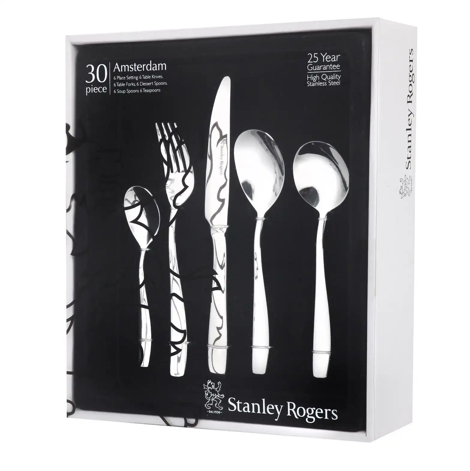 Stanley Rogers 30 Piece Amsterdam Cutlery Gift Boxed Set
