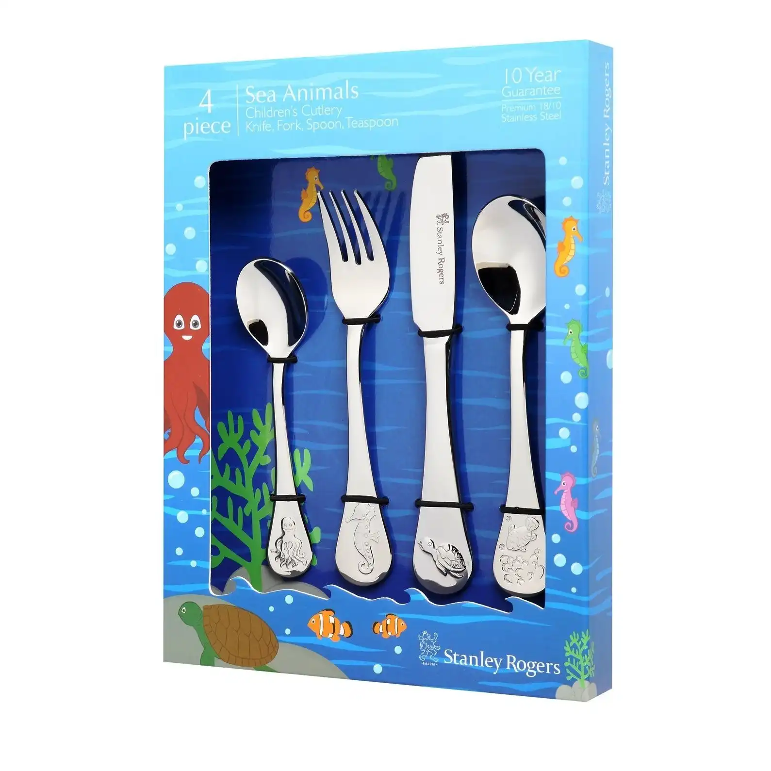 Stanley Rogers Children's Cutlery Set   Sea Animals