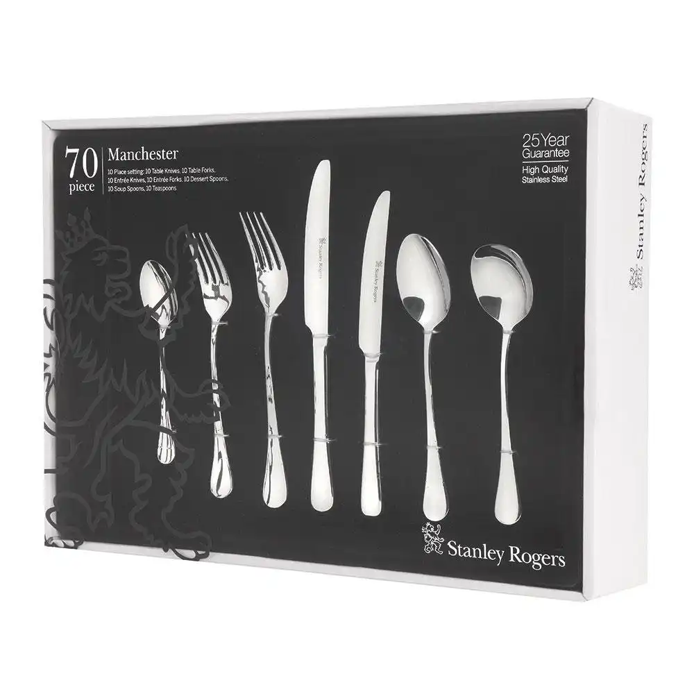 Stanley Rogers 70 Piece Manchester Cutlery Gift Boxed Set