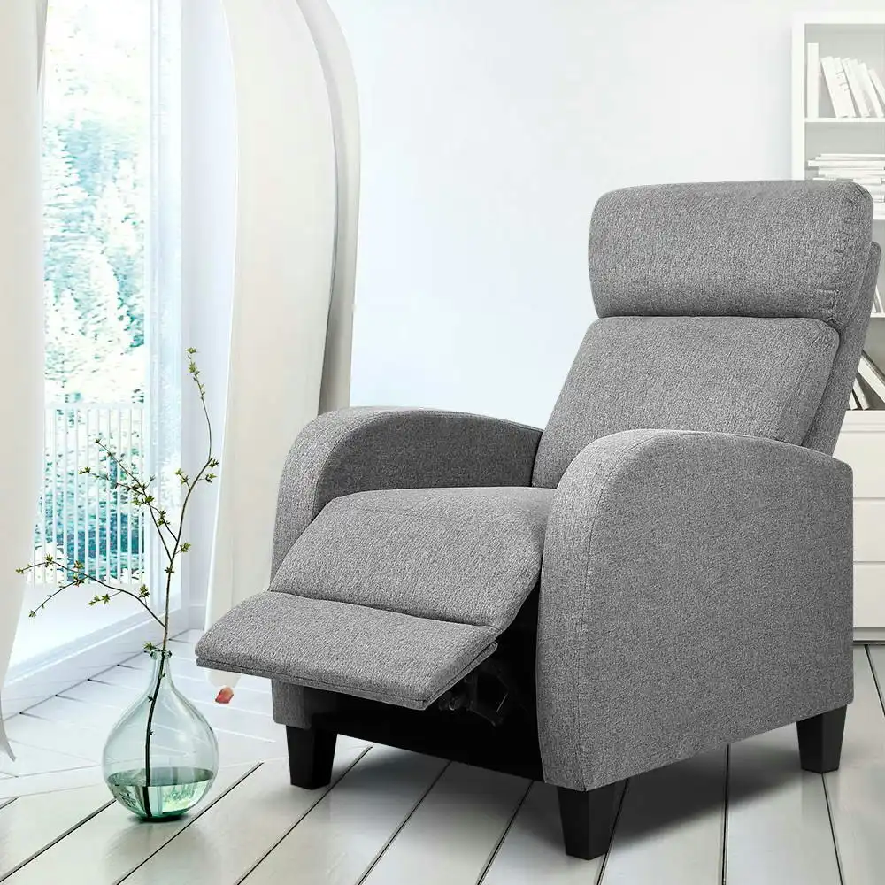 Artiss Recliner Chair Sofa Armchair Fabric