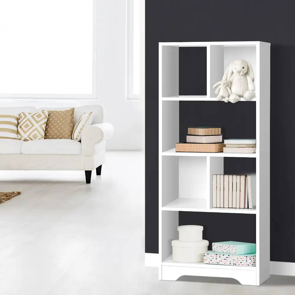 Artiss Display Shelf Cube Shelves Bookcase 4-tier White