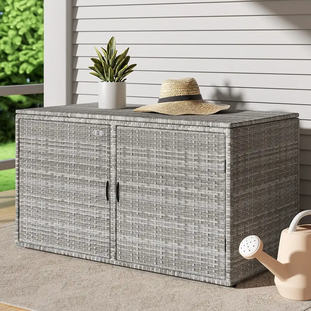 Gardeon Outdoor Storage Cabinet Box Grey