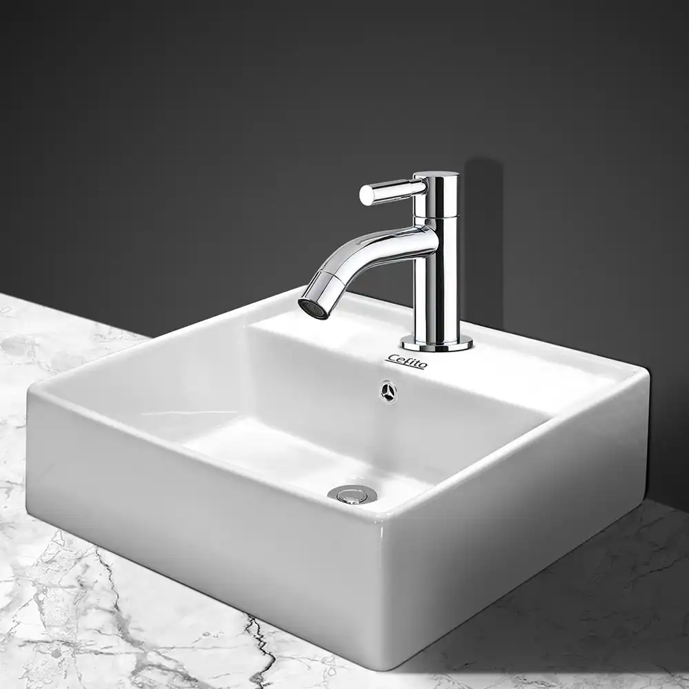 Cefito White Vanity Sink Bathroom Basin