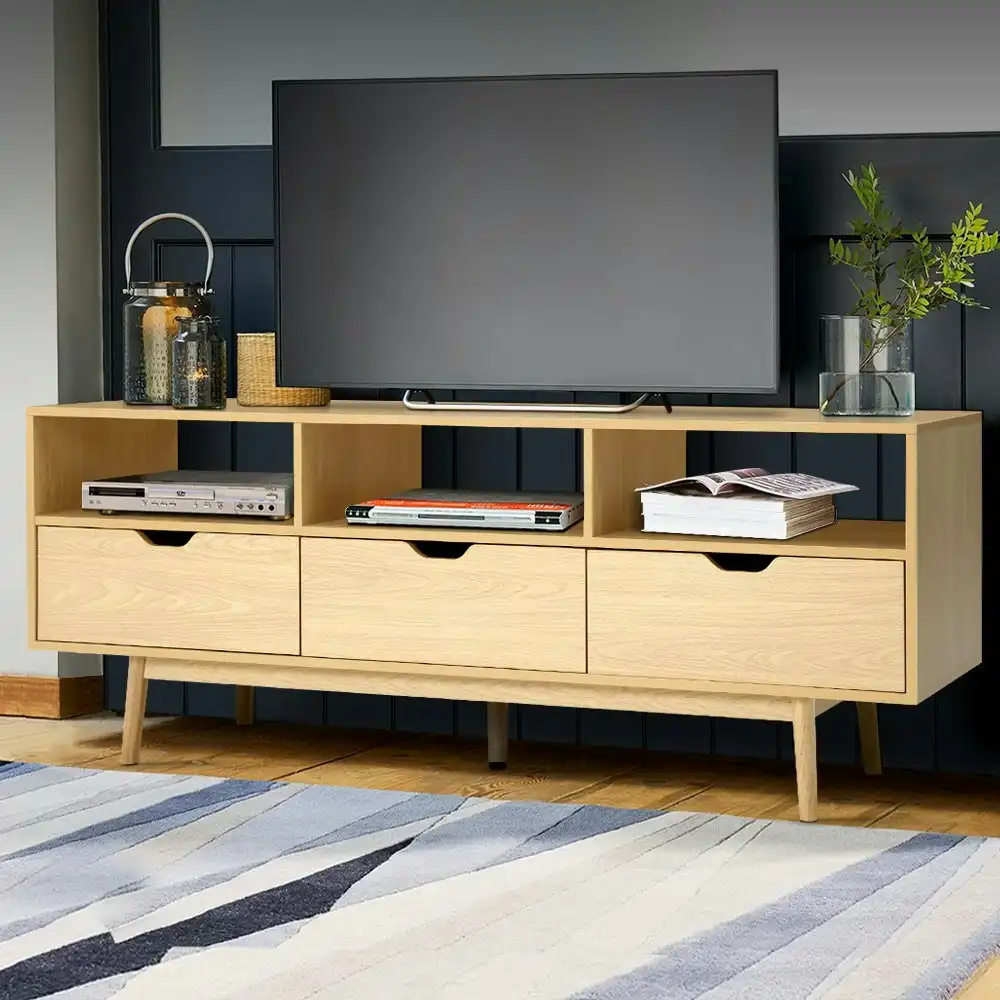 Artiss TV Cabinet Entertainment Unit Stand Storage Drawers Wooden Scandinavian