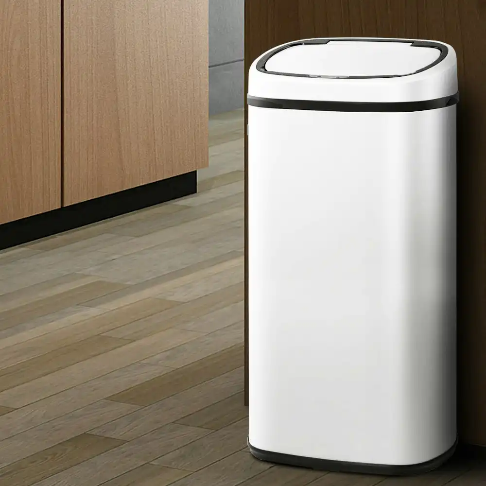 Devanti 68L Motion Sensor Bin Waste Rubbish Trash Can Automatic Kitchen Office