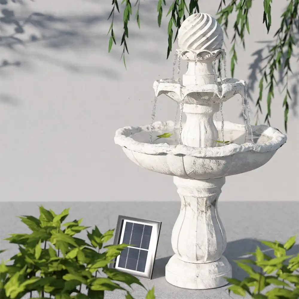 Gardeon Water Fountain Features 3 Tiered 93cm Ivory