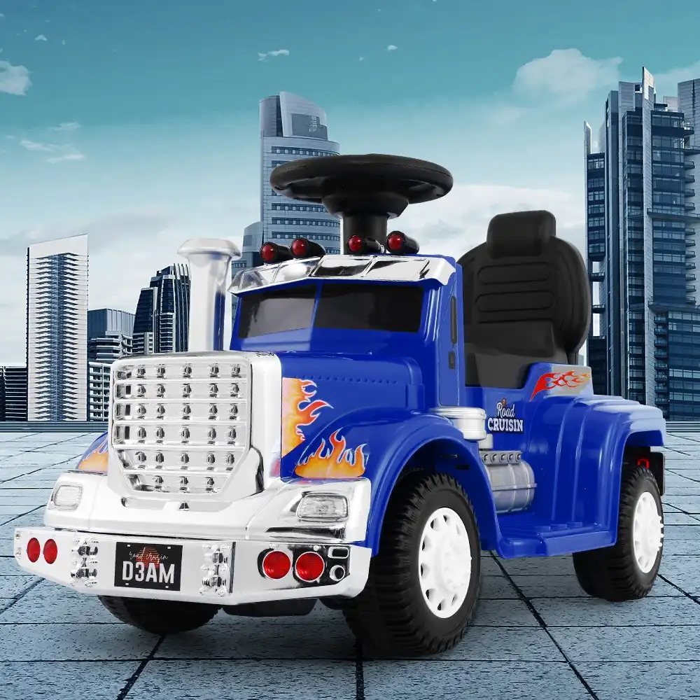 Rigo Electric Ride On Car Truck Blue