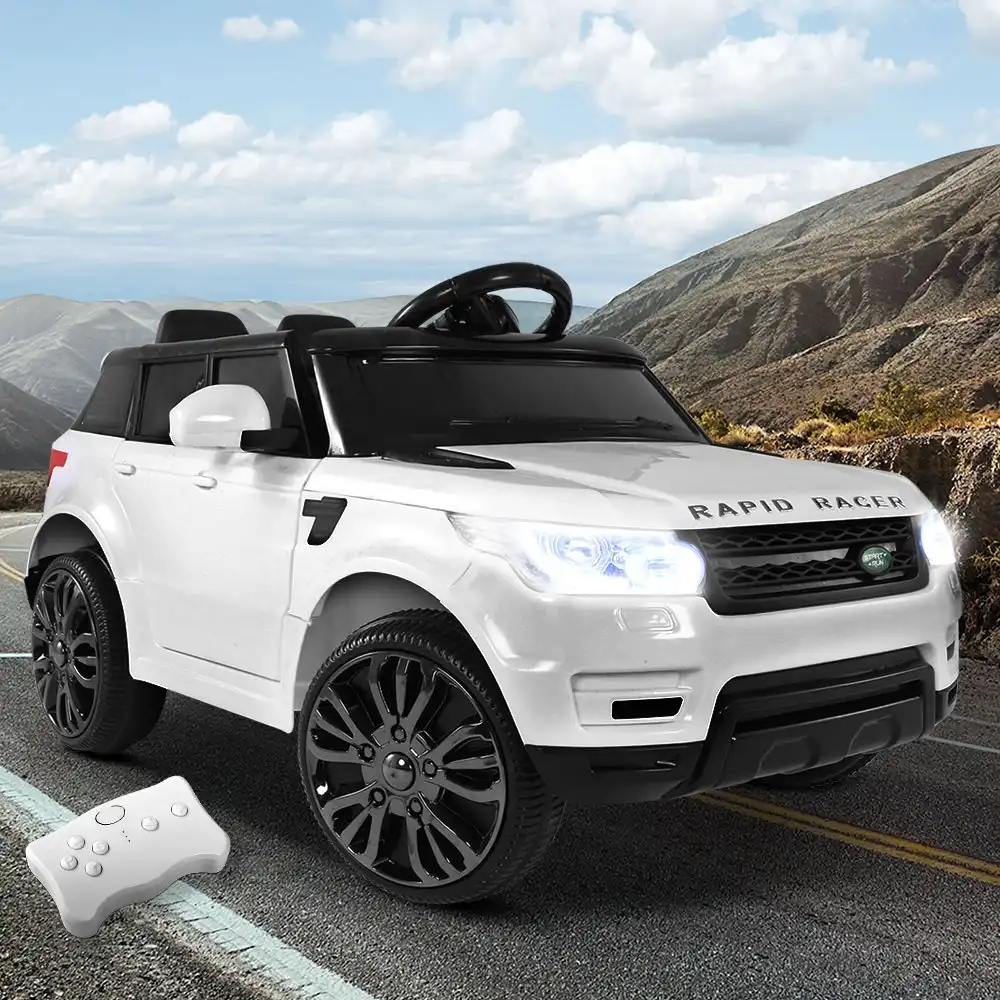 Rigo Range Rover-Inspired Rigo Kids Ride On Car -White