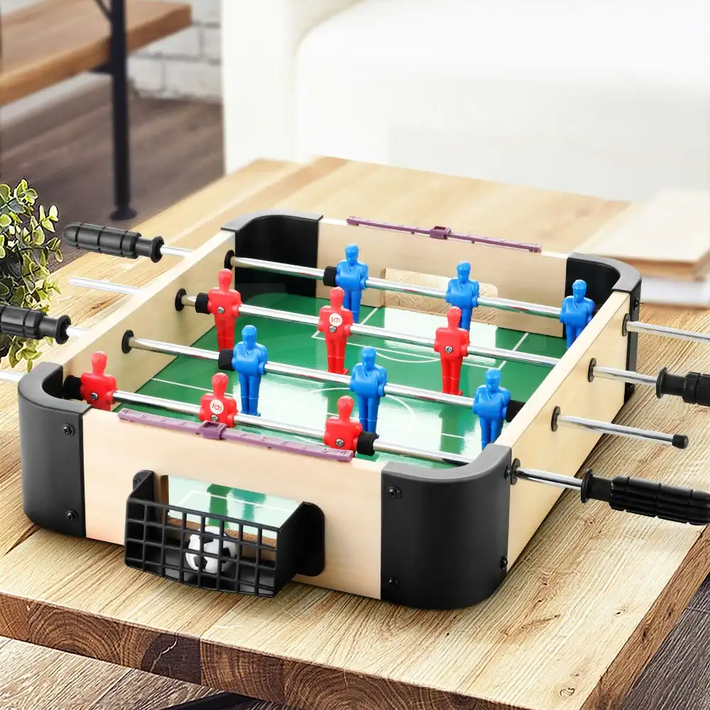 Mini Soccer Foosball Table Game Party Home Kid Gift Toy Portable Camping Outdoor