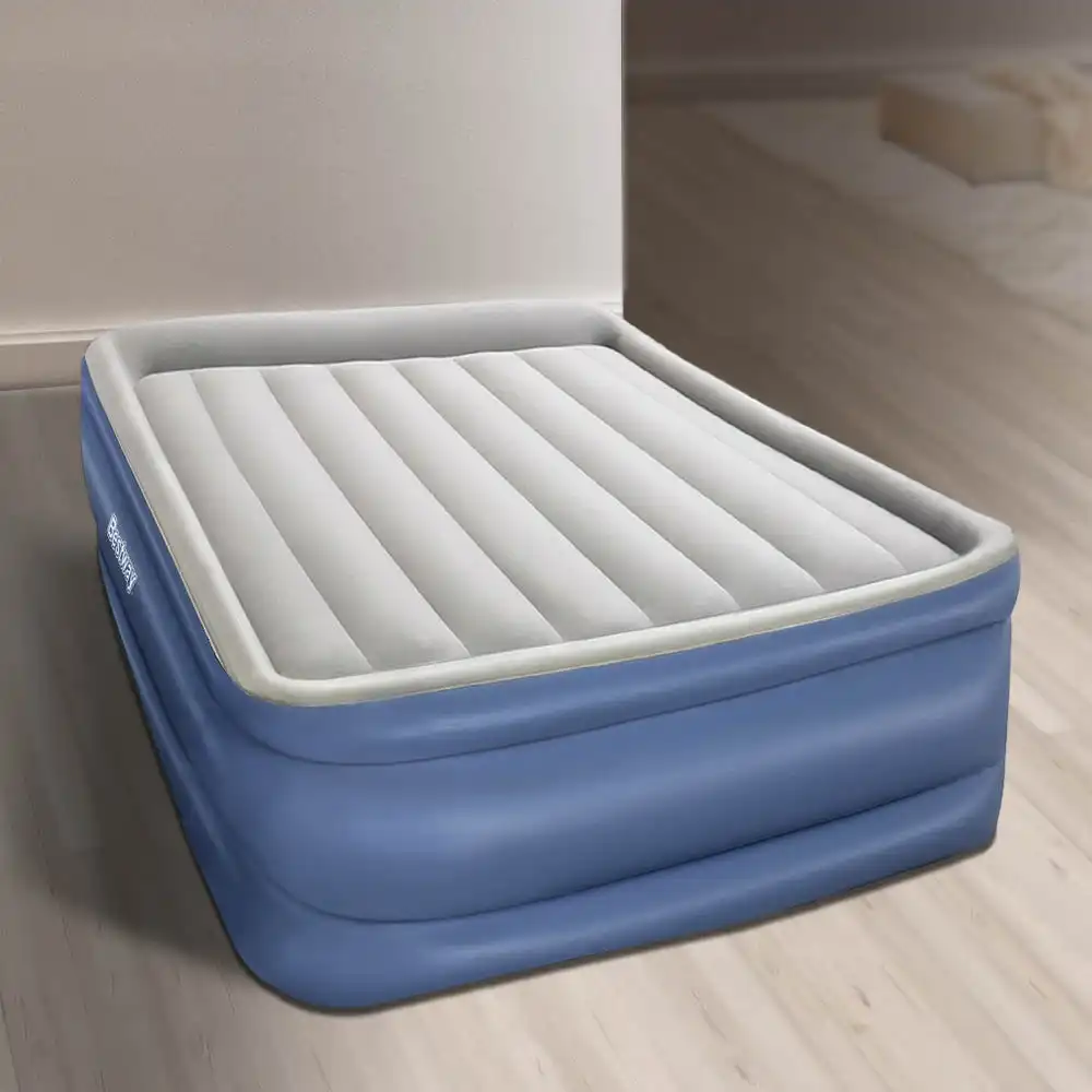 Bestway Queen Size Air Bed Mattress Built-in Pump Inflatable