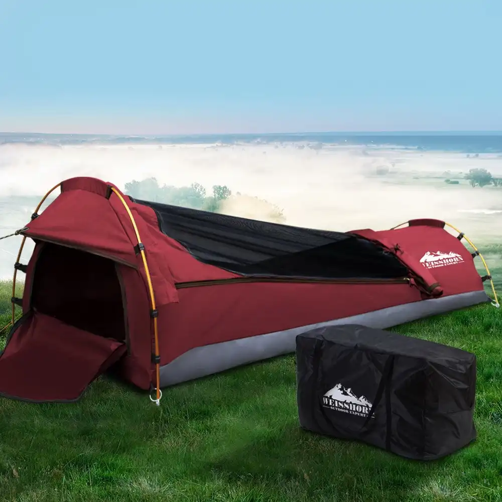 Weisshorn Swag Camping Swag Biker Swags Tent Red