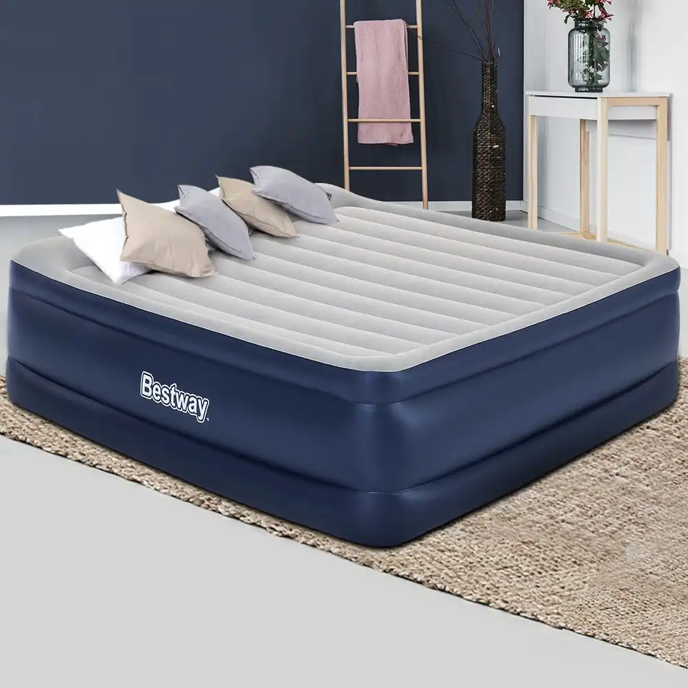 Bestway King Air Mattress Inflatable Bed Built in Pump
