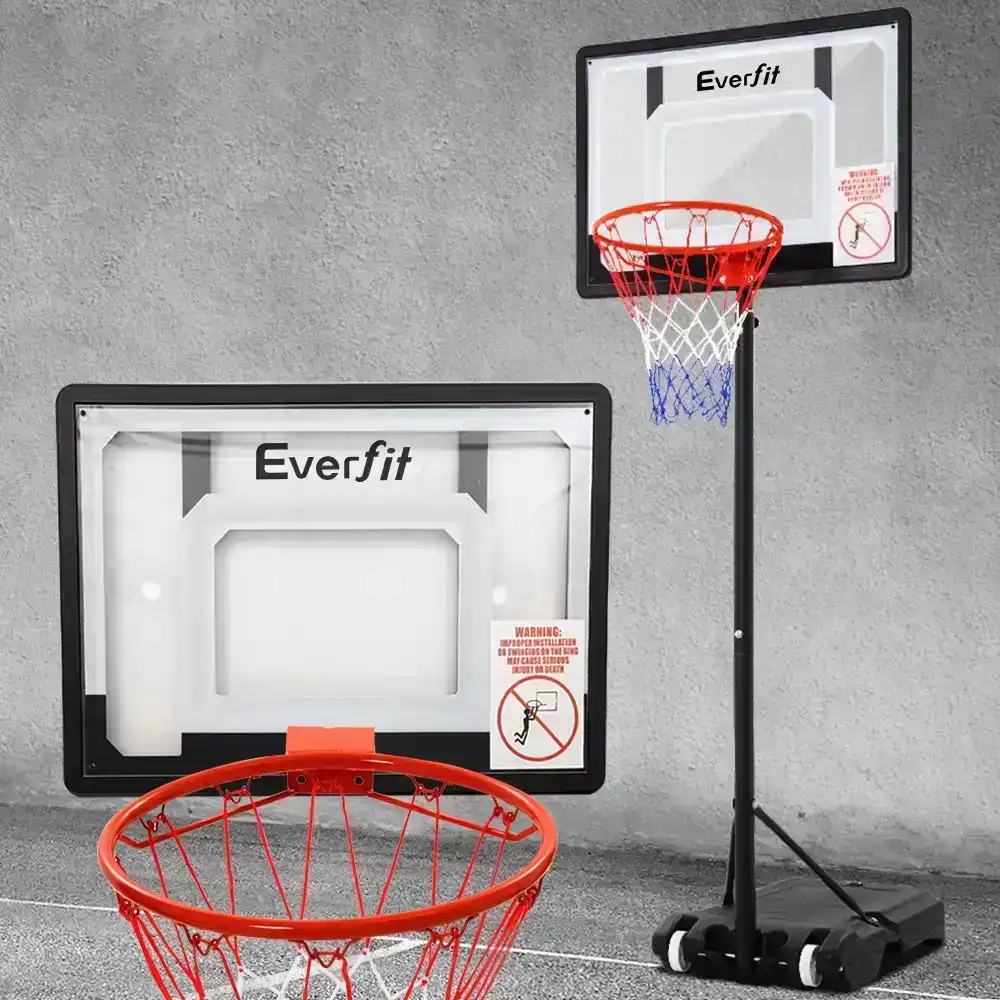 Everfit 2.1M Basketball Hoop Stand System Height Adjustable Portable Net Ring