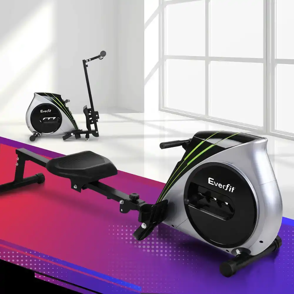 Everfit Rowing Machine Exercise Rower Resistance Fitness Home Gym Cardio