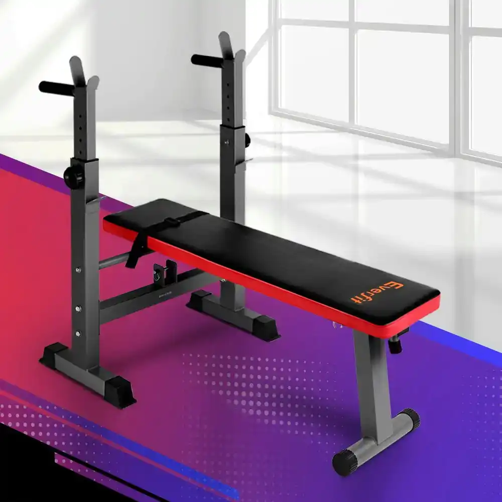 Everfit Weight Bench Fitness Bench Press Squat Rack Adjustable Home Gym Equipment