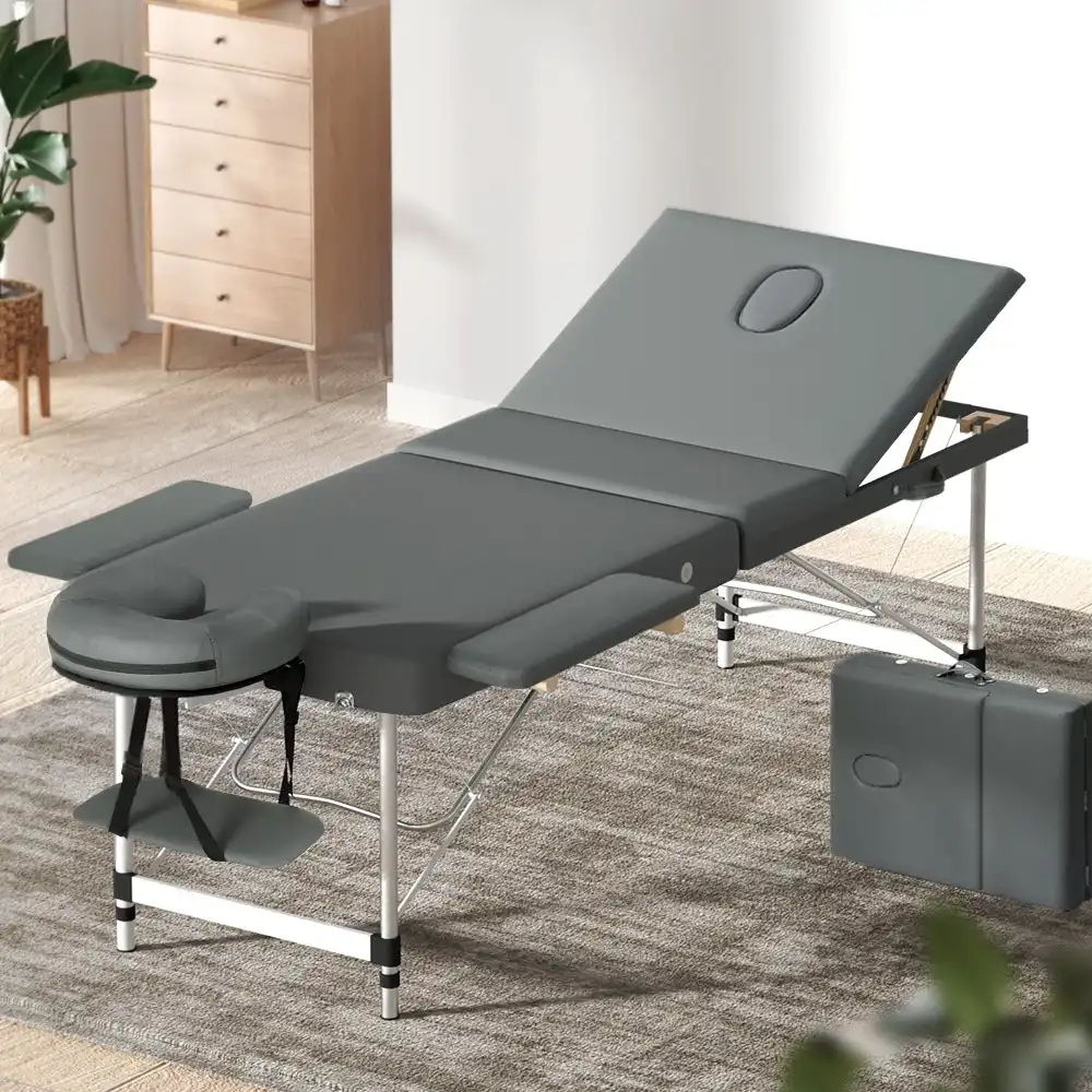 Zenses Massage Table Portable 3 Fold Bed 75CM