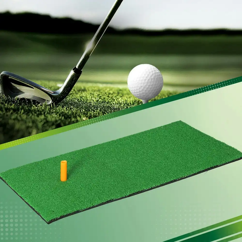Everfit Golf Hitting Mat Portable DrivingÂ Range PracticeÂ Training Aid 60x30cm