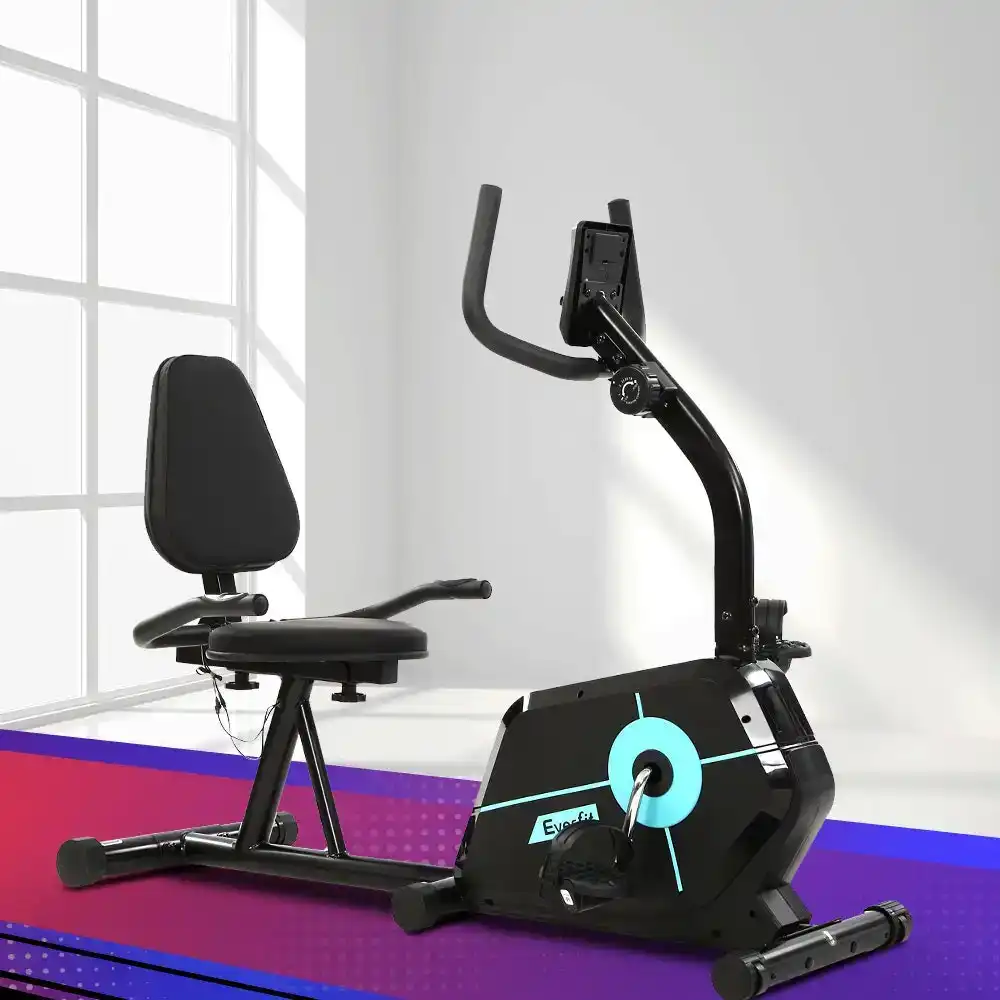 Everfit Recumbent Exercise Bike Magnetic Cross Trainer Gym Equipment