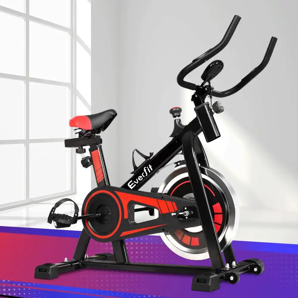 Everfit Spin Bike Flywheel Exercise Bike Home Gym Fitness