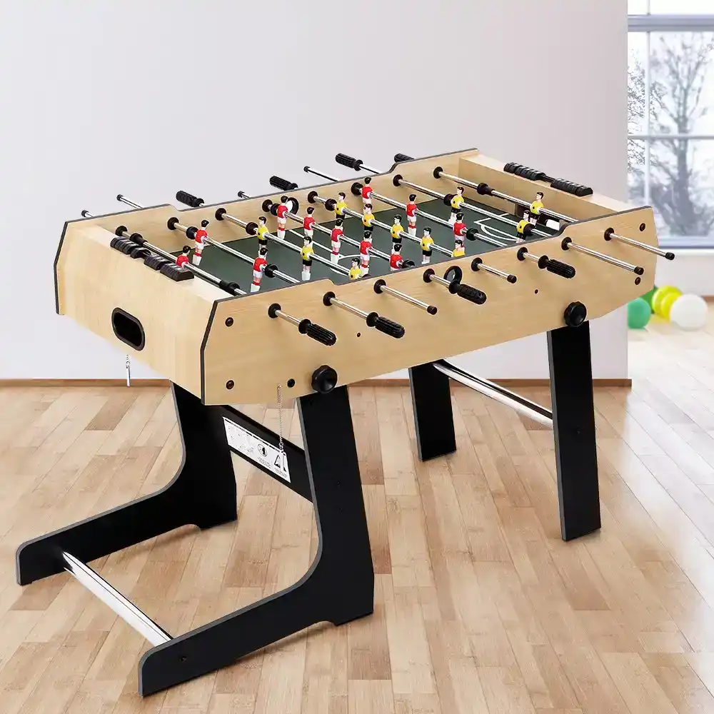 4FT Foldable Soccer Foosball Table Game Party Family Gift