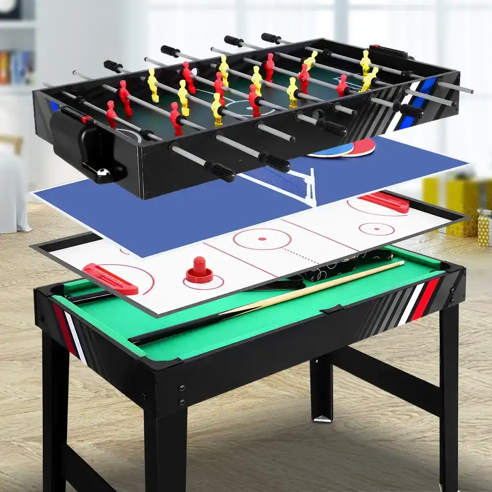 4-In-1 Foosball Soccer Table Pool Hockey Home Party Gift