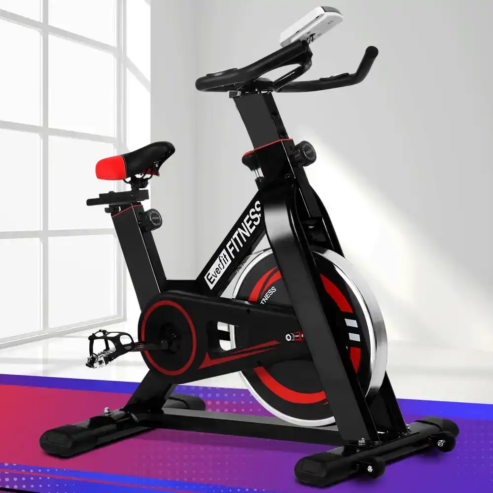 Everfit Spin Bike Exercise Bike Flywheel Fitness Machine Home Gym