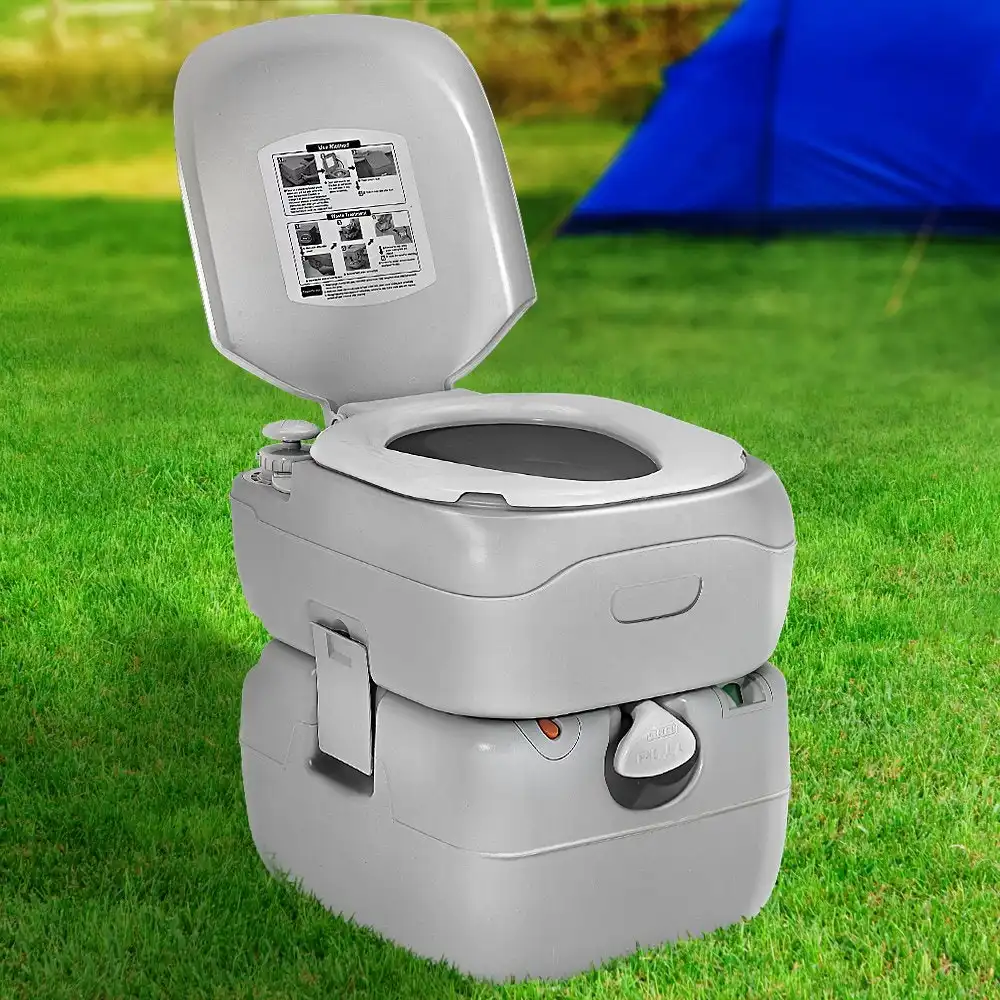 Weisshorn 22L Outdoor Portable Toilet Camping Potty Caravan Travel Camp Boating