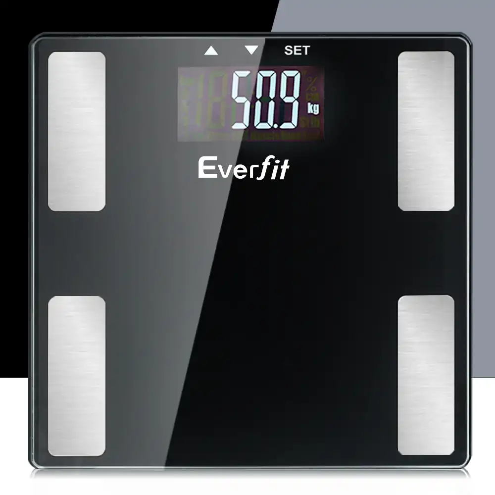 Everfit Bathroom Scale Digital Weight Scale Body Fat Tracing