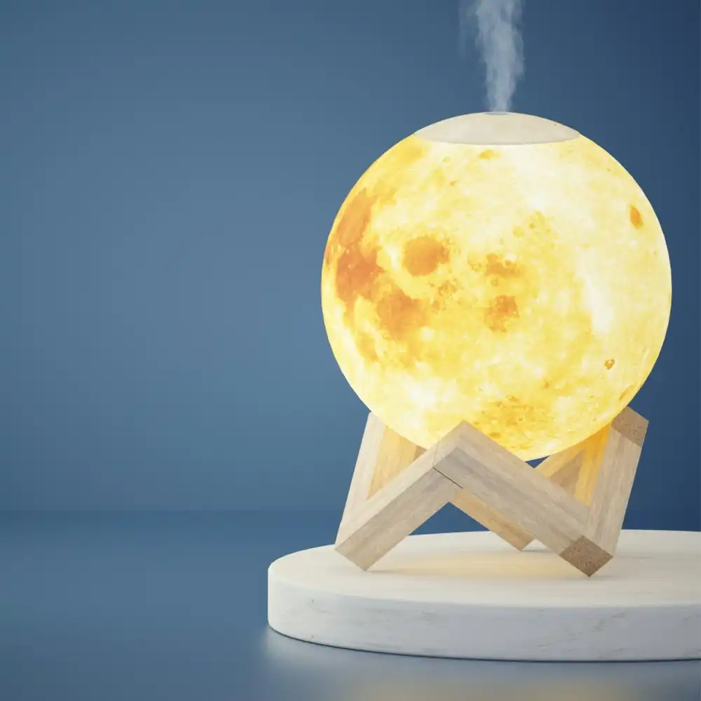 Devanti Aroma Diffuser LED Moon Lamp 880ml