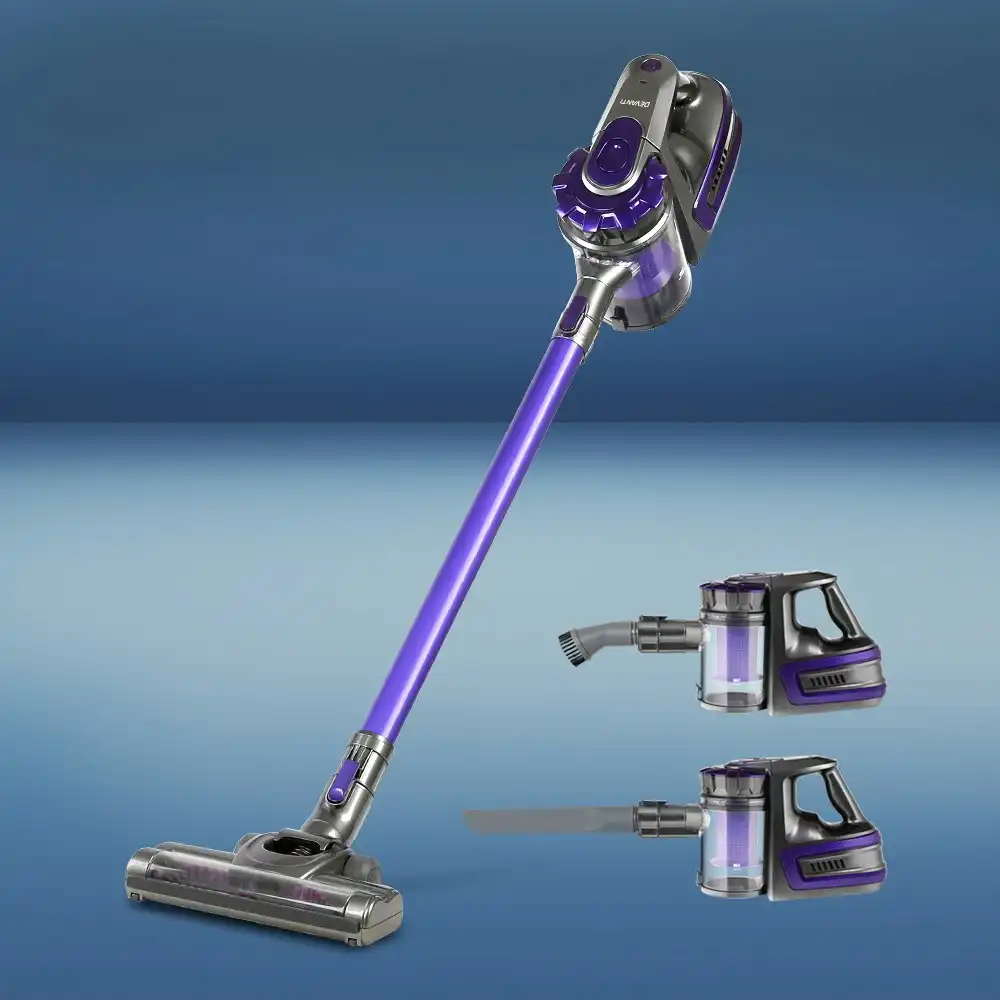 Devanti Handheld Vacuum Cleaner Cordless Bagless 150W Purple