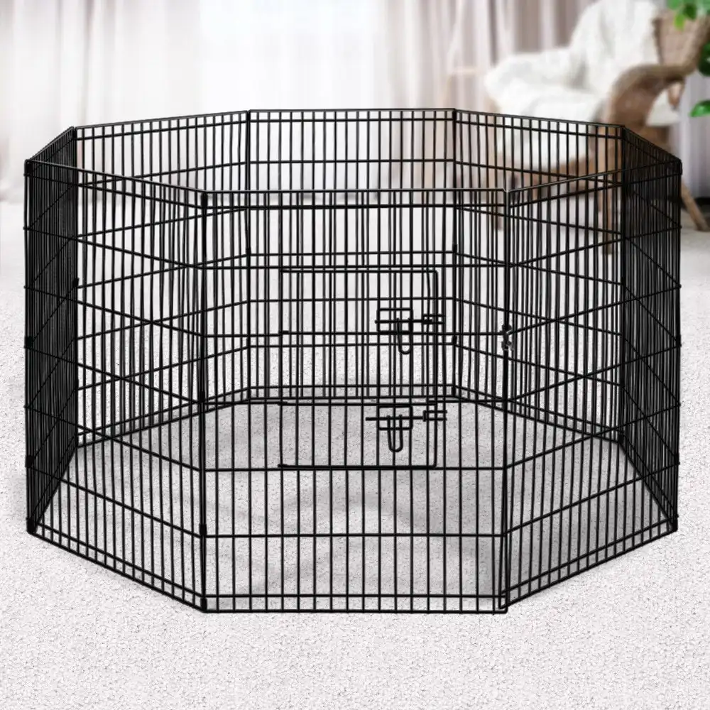 i.Pet 36" 8 Panel Pet Dog Playpen Puppy Exercise Cage Enclosure Fence Play Pen