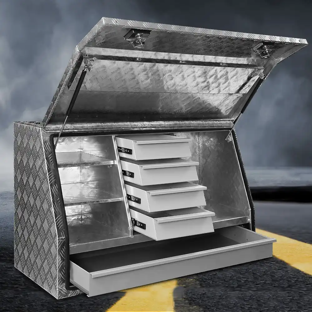 Giantz Aluminium Toolbox Ute Tool box Drawers Storage Truck Canopy Trailer Locks