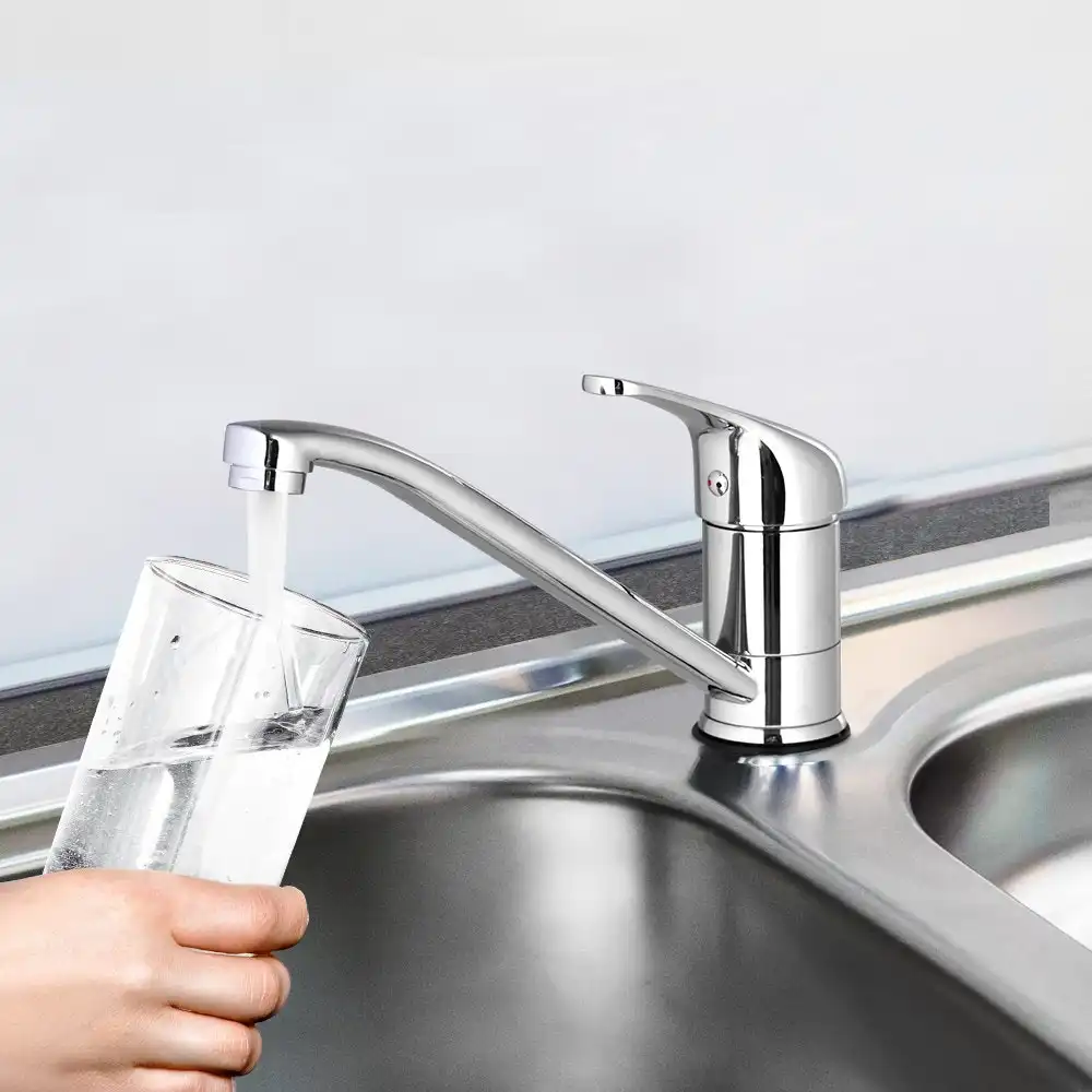 Cefito Kitchen Tap Basin Mixer Laundry Sink Spout Swivel WELS Silver