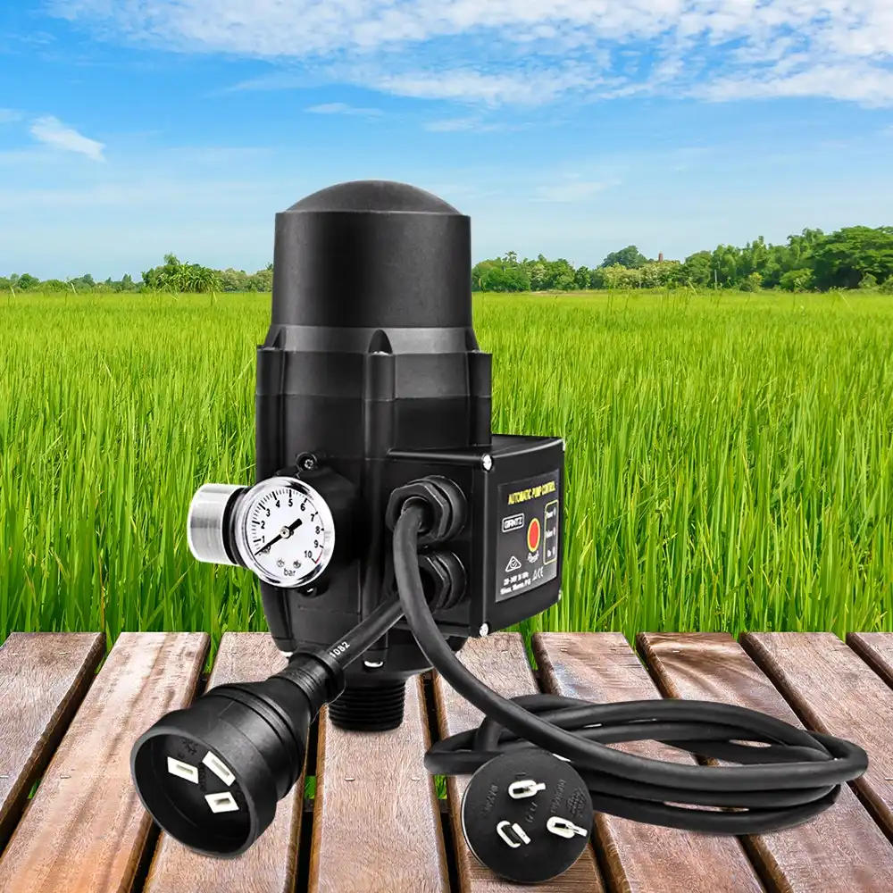 Giantz Adjustable Pressure Controller Water Pump Control Switch Electric Electronic Auto