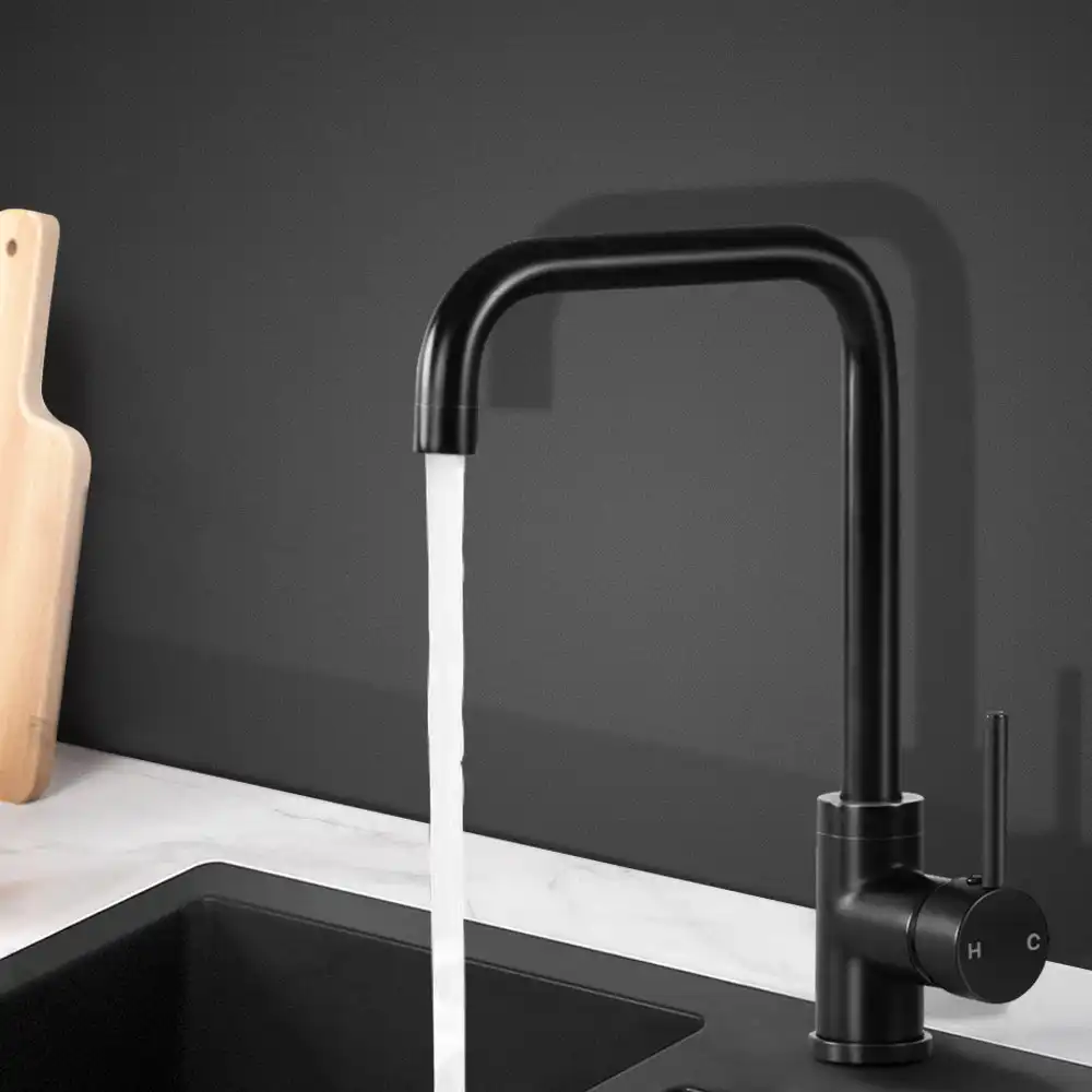 Cefito Kitchen Tap Mixer Basin Faucet Vanity Sink WELS Swivel Black