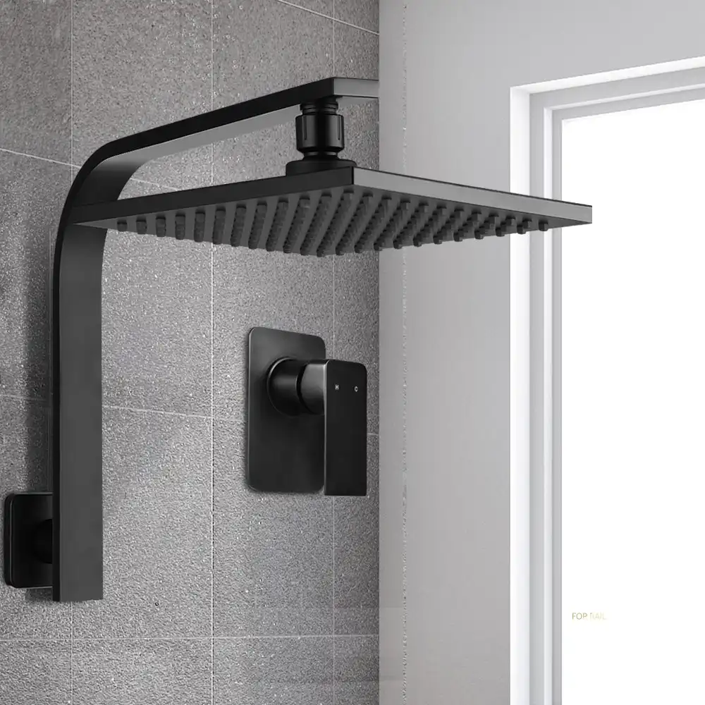 Cefito 8" Rain Shower Head Handheld Shower Head Mixer Tap Wall Bathroom High Pressure