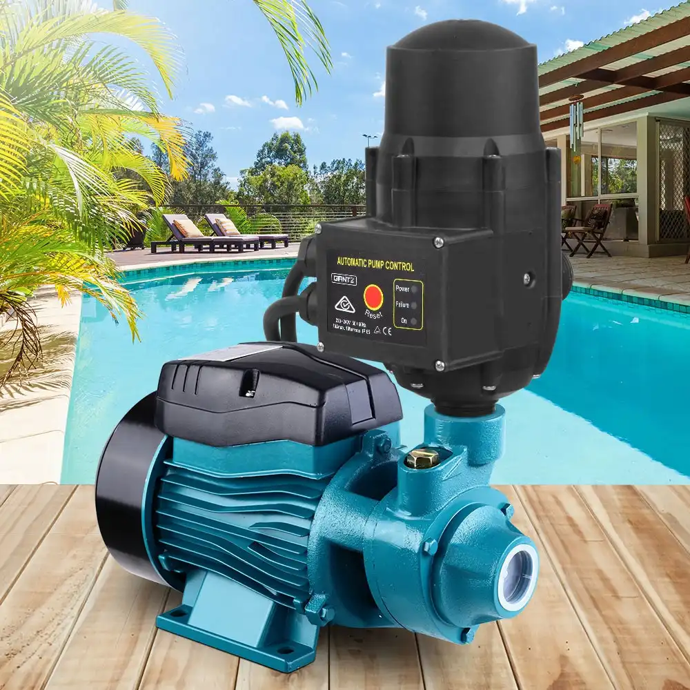 Giantz Water Pump Pressure Switch Peripheral Pumps Tank Garden Clean Controller Irrigation QB60 Yellow