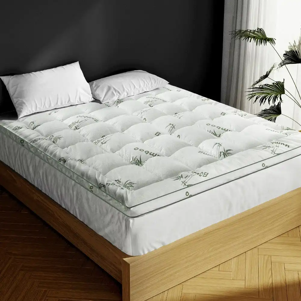 Giselle Bamboo Pillowtop Topper Mattress Toppers - Double
