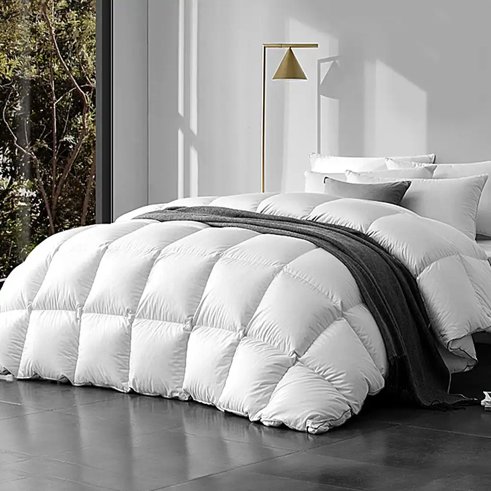 Giselle 800GSM Goose Quilt Feather Down Duvet Blanket Queen