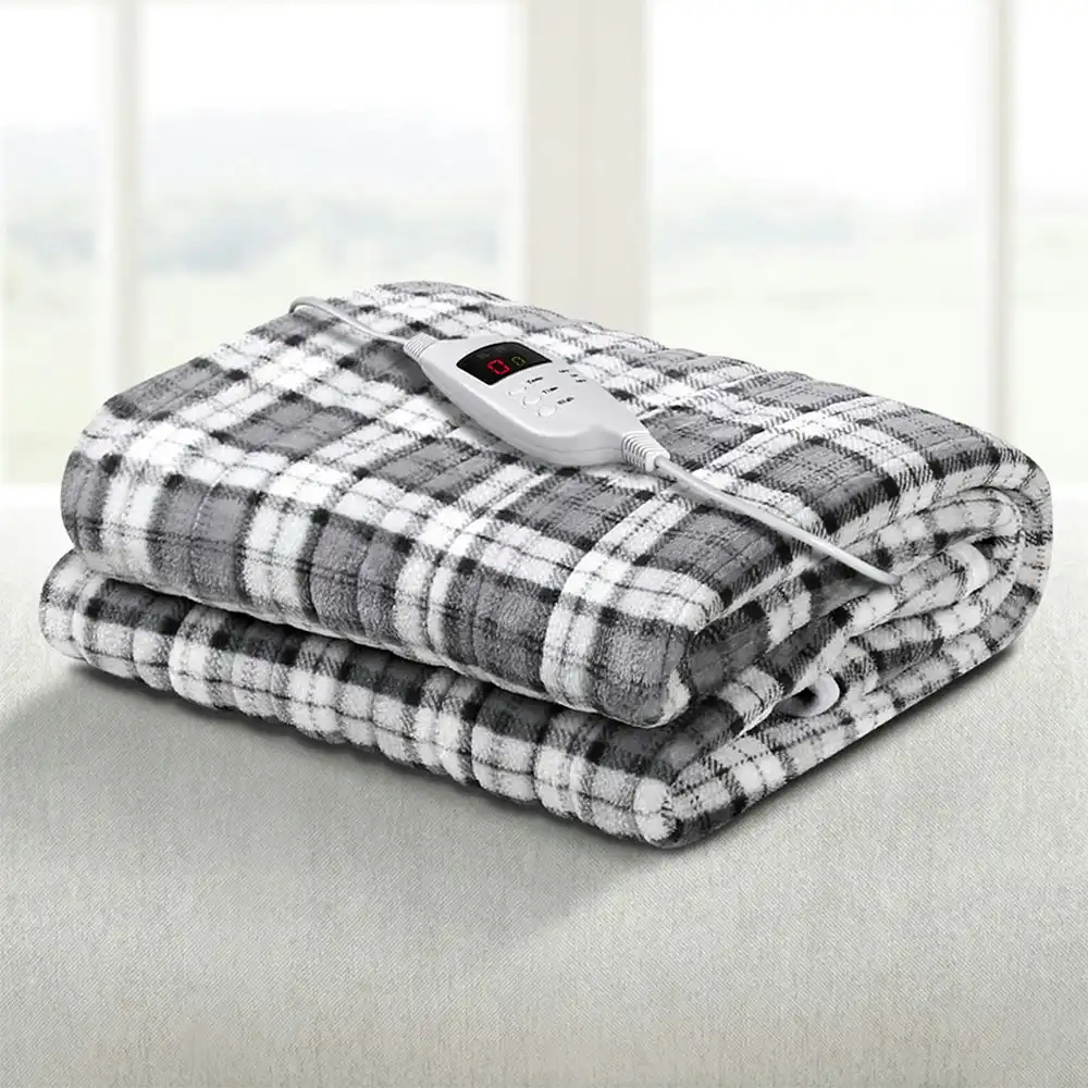 Giselle Electric Throw Rug Heated Blanket Flannel