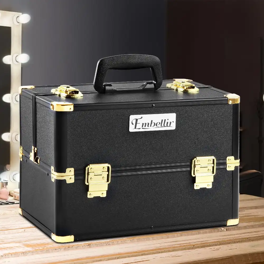 Embellir Makeup Case Beauty Case Organiser Cosmetic Box Portable Bag