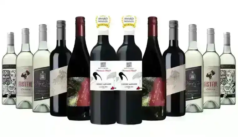 Summer Clearance Red & White Wine Mixed - 12 Bottles : Including 5 Star Rated & Award-Winning Winery
