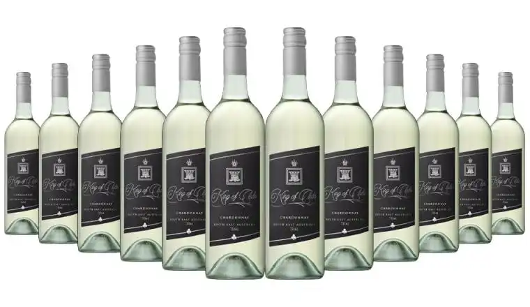 King of clubs Chardonnay Wine 2020 SEA - 12 Bottles