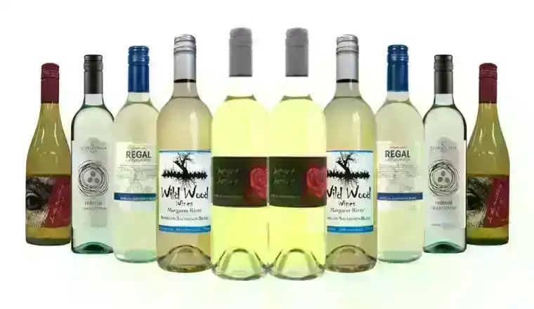 Grape Gallery White Wines Mixed - 10 Bottles : Captivating Blend of Margaret River & SA Whites