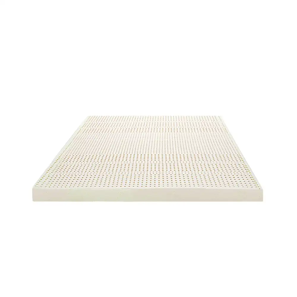 Mona Bedding Pure Natural Latex Mattress Topper 7.5cm Single 7 Zone Underlay Protector S Bed Pad