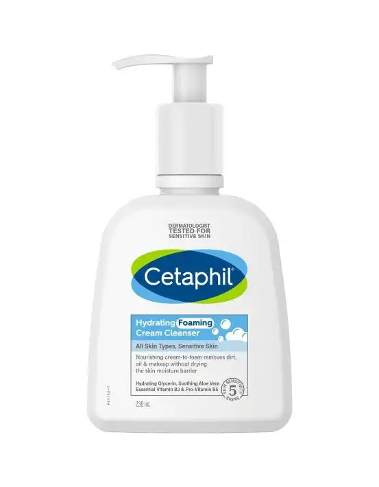 Cetaphil Hydrating Foaming Cream Cleanser 236ml
