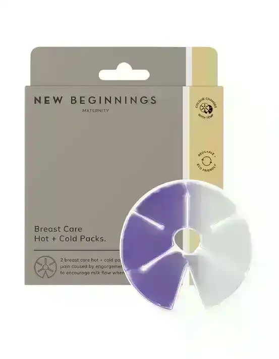 New Beginnings Breast Care Hot & Cold Pads 2 Pack