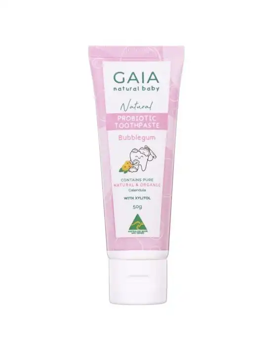 Gaia Natural Baby Probiotic Toothpaste Bubblegum 50g