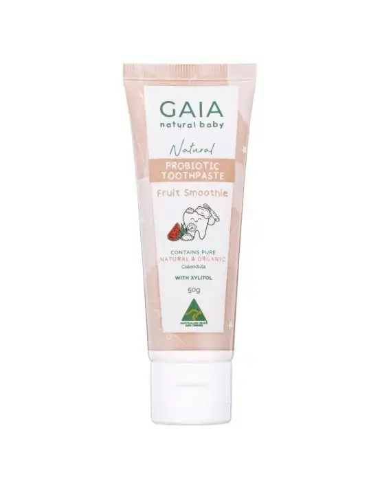 Gaia Natural Baby Probiotic Toothpaste Fruit Smoothie 50g