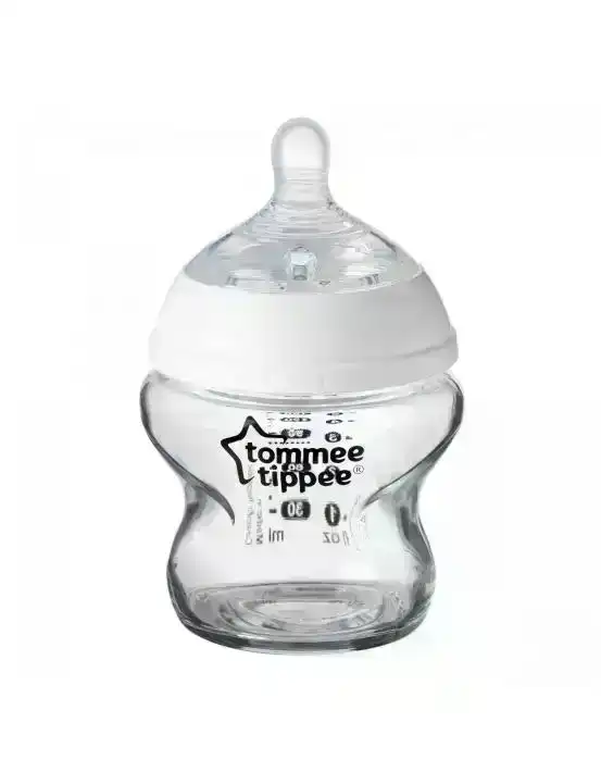Tommee Tippee Closer to Nature Glass Bottle Slow Teat 150ml